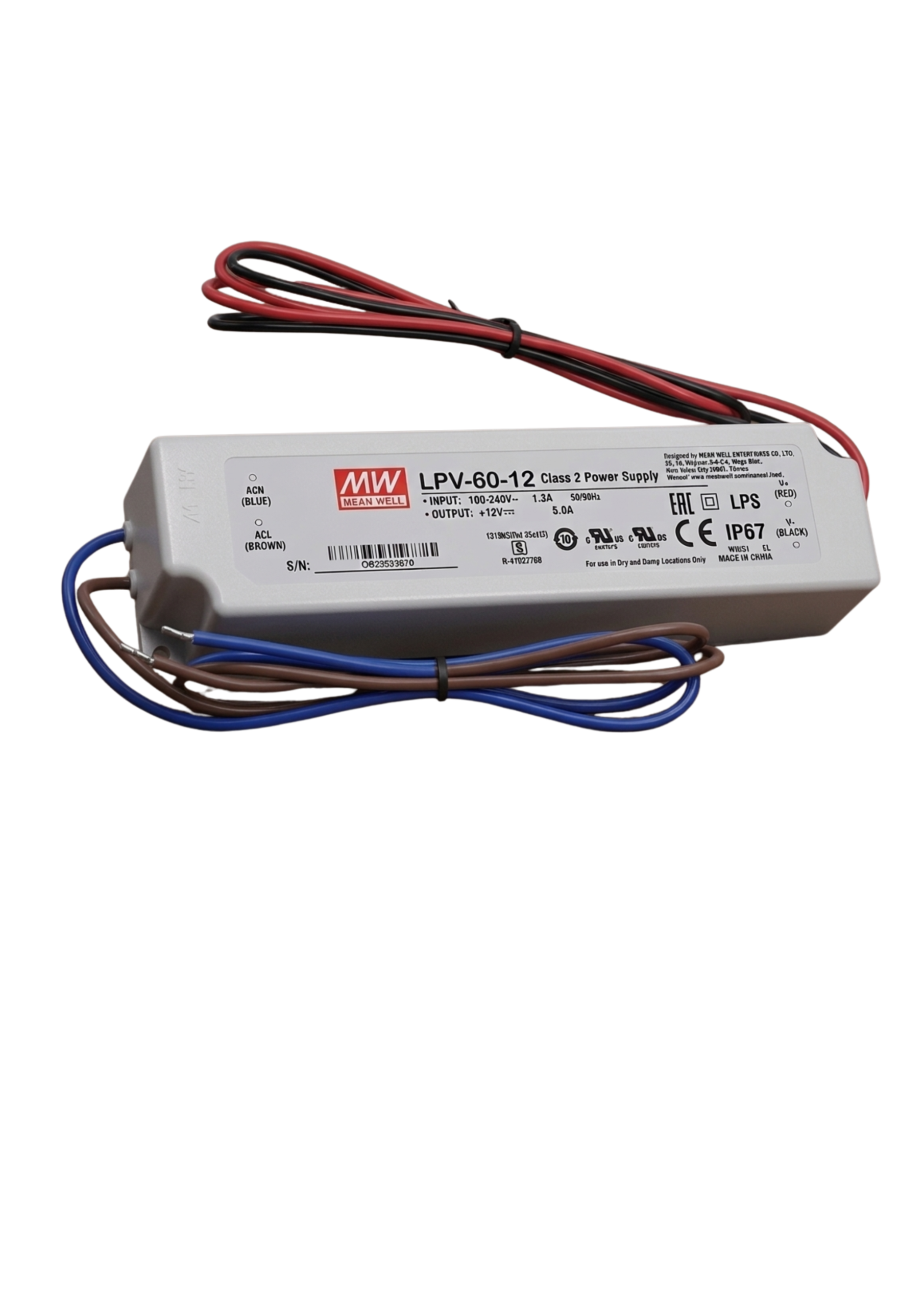 led drivers: meanwell lpv 60 12, ip67, 12v, 60w led profile, led switching, power supply, led strip, led driver