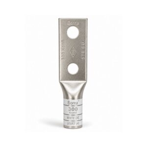 Tin-plated Copper 2-Hole: 300 Kcmil
