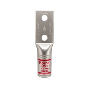 Aluminium 2-Hole: 500 Kcmil