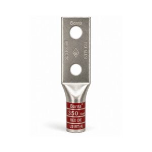 Tin-plated Copper 2-Hole: 350 Kcmil