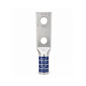 Tin-plated Copper 2-Hole: 400 Kcmil