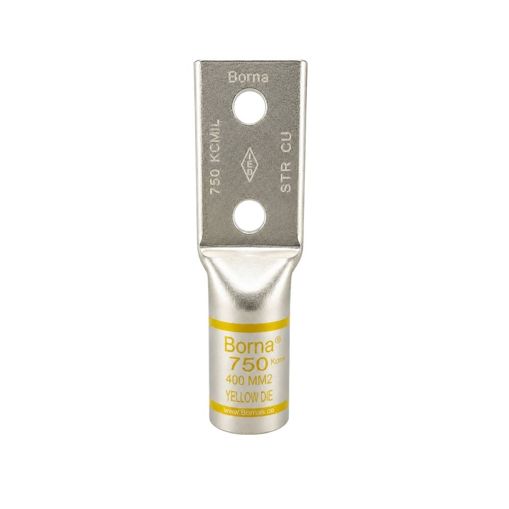 Aluminium 2-Hole: 750 Kcmil