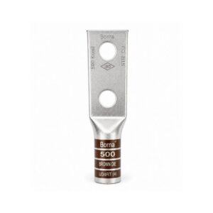 Tin-plated Copper 2-Hole: 500 Kcmil