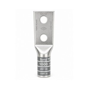 Tin-plated Copper 2-Hole: 1000 Kcmil