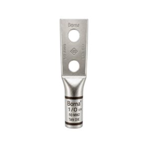 Aluminium 2-Hole: 1/0 AWG