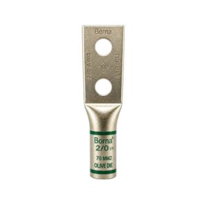 Aluminium 2-Hole: 2/0 AWG