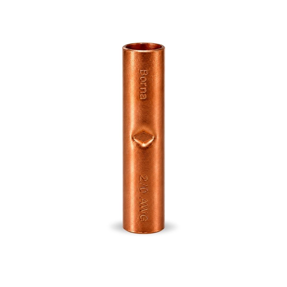 Copper Compression Splice: 2/0 AWG