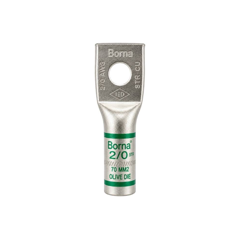 Aluminium: 2/0 AWG
