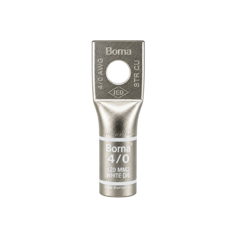 Aluminium: 4/0 AWG