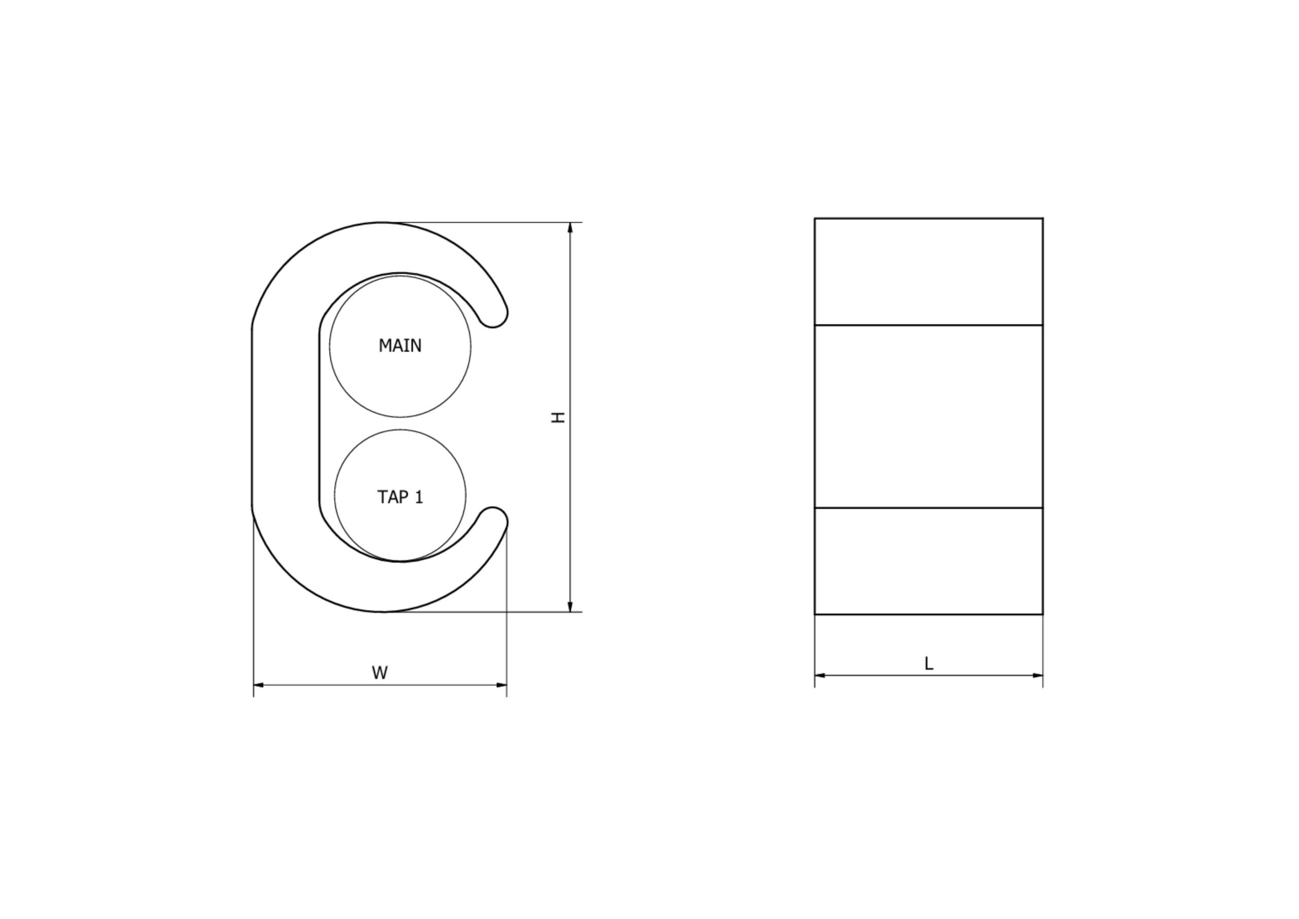 Ground Compression Wedge: 2 AWG - Image 2